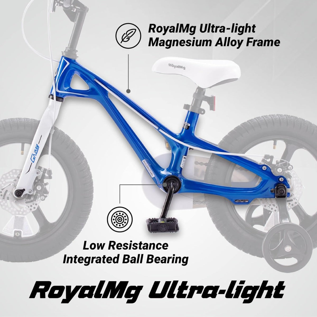 Buy Royalbaby Galaxyfleet 14in Blue Bicycle | Yallatoys.com