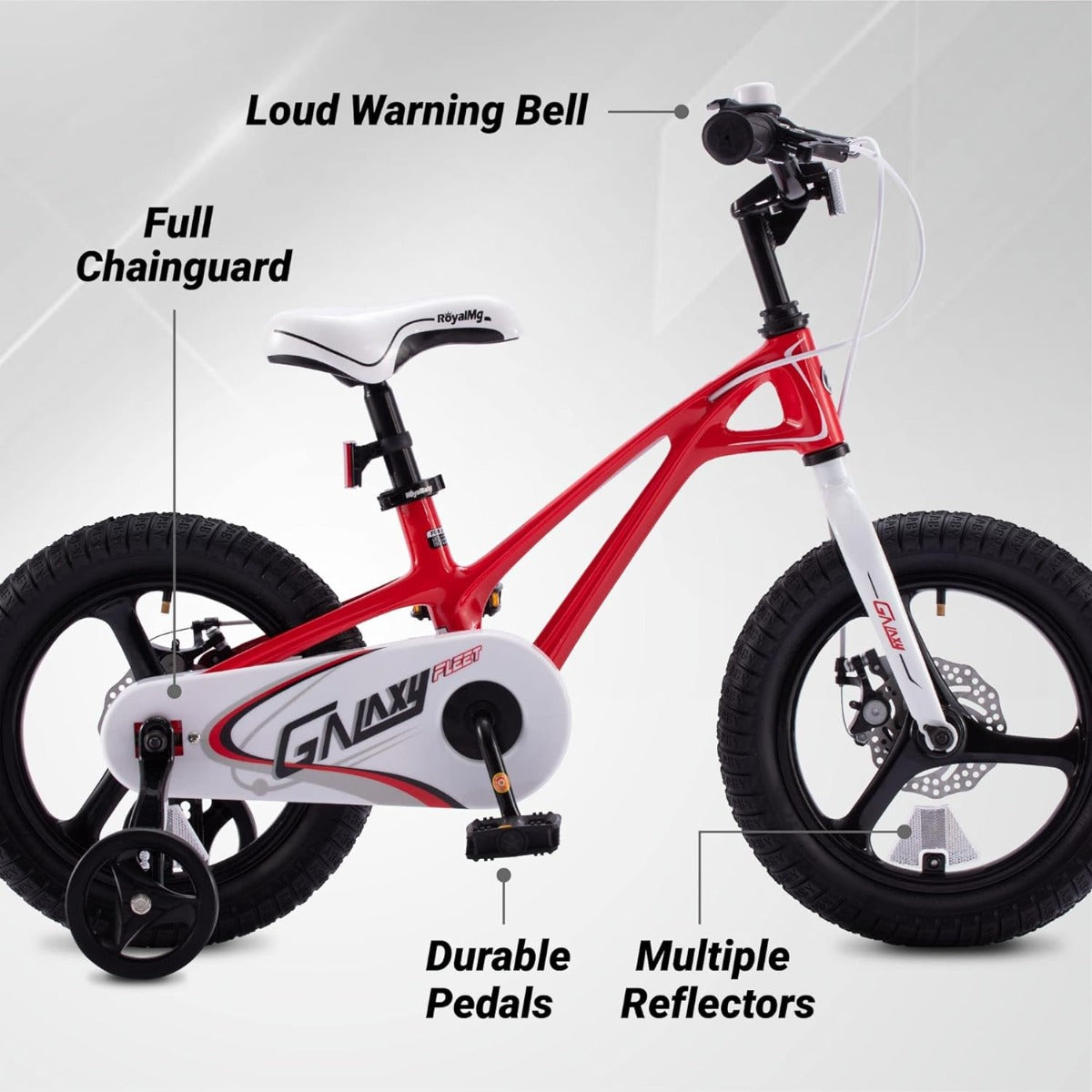 Buy Royalbaby Galaxyfleet 14in Red Bicycle | Yallatoys.com