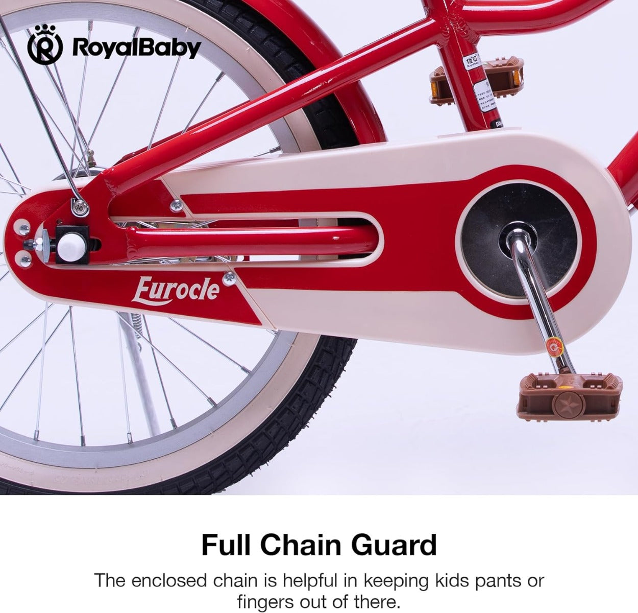 Buy Royalbaby Eurocle 16in Red Bicycle | Yallatoys.com