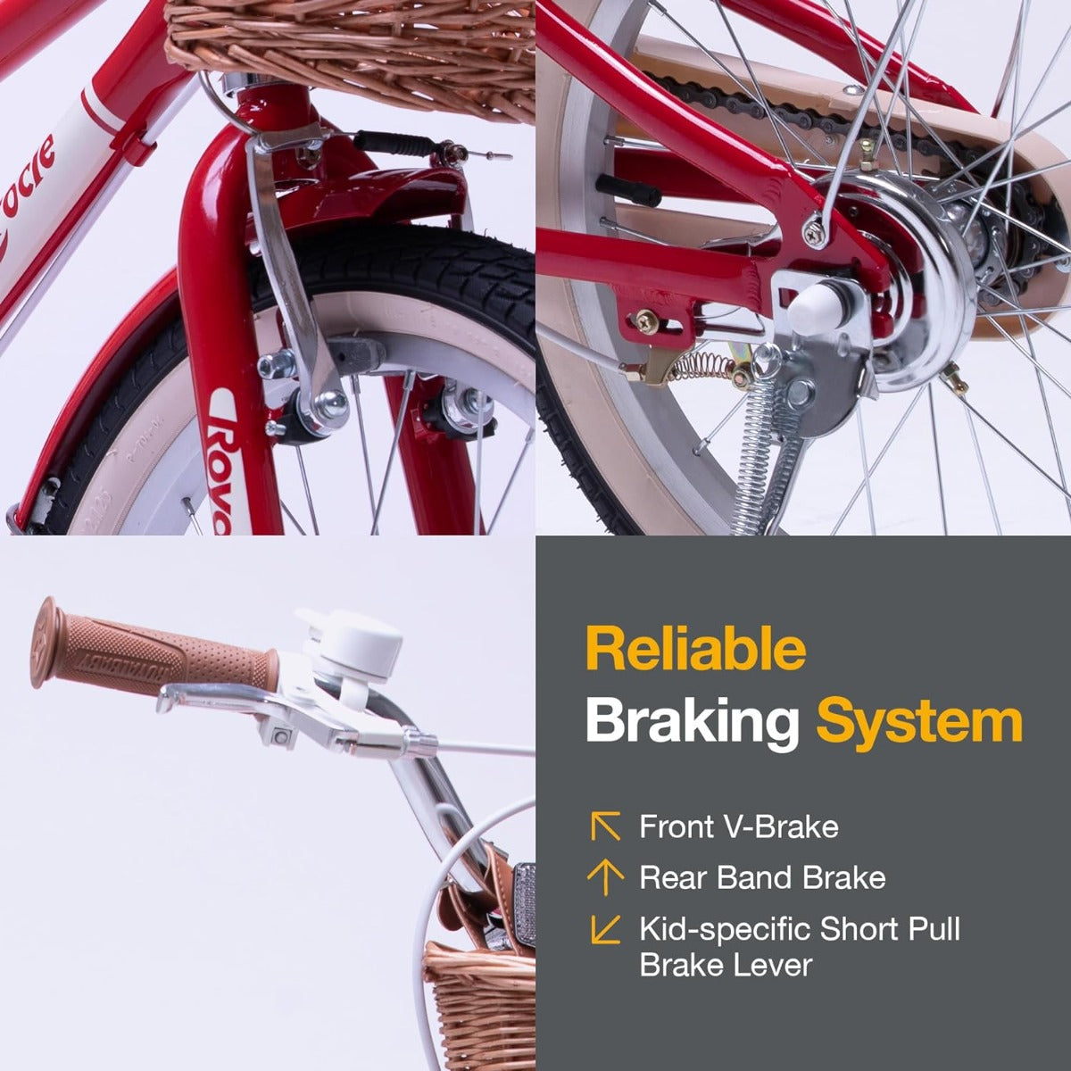 Buy Royalbaby Eurocle 18in Red Bicycle | Yallatoys.com