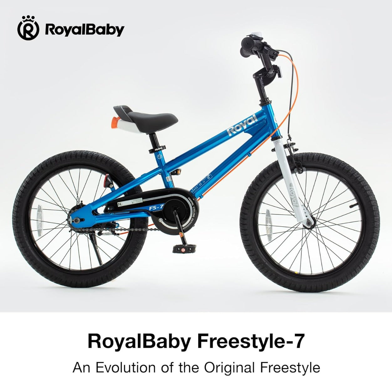 Buy Royalbaby 7th Gen Freestyle 18in Blue Bicycle | Yallatoys.com