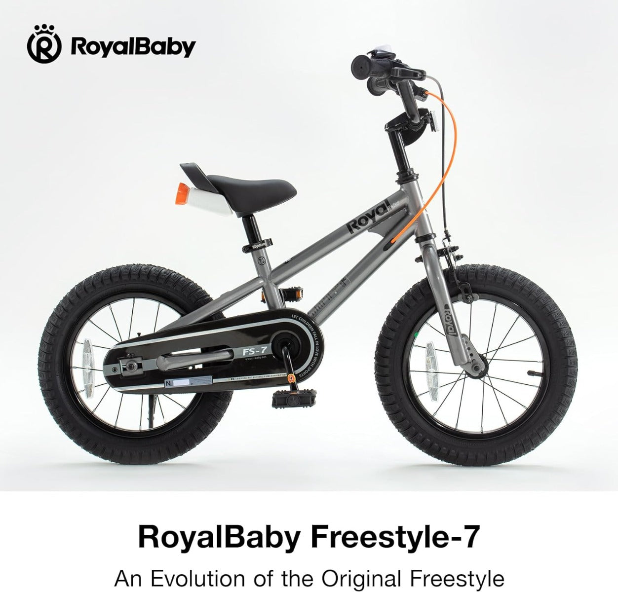 Buy Royalbaby 7th Gen Freestyle 18in Grey Bicycle | Yallatoys.com
