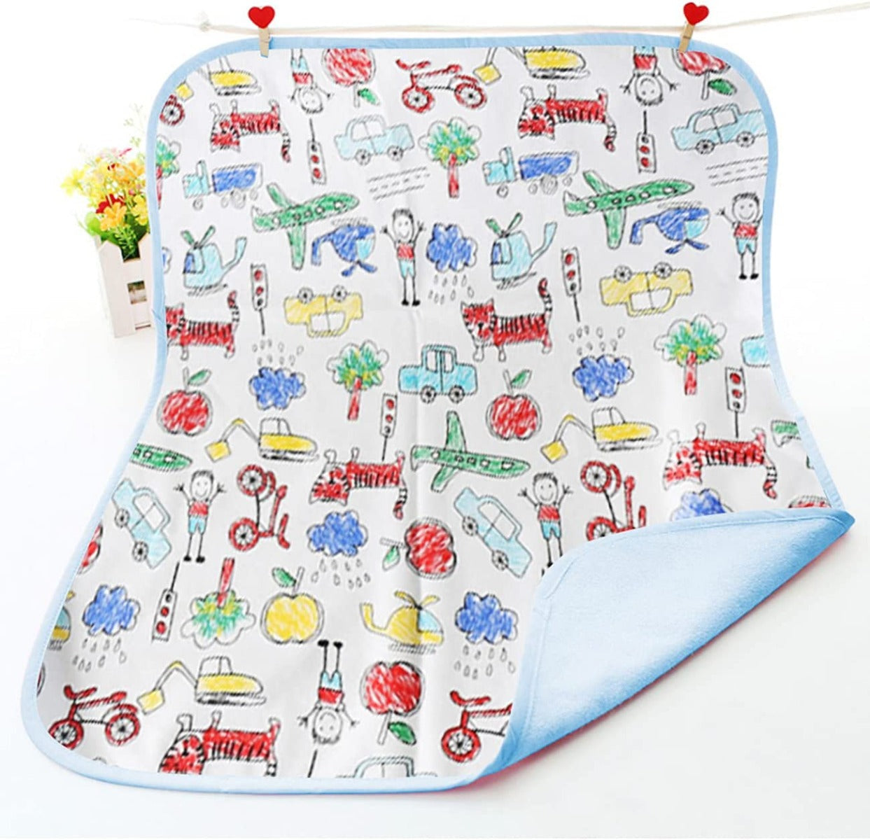 Star Babies Reusable Chanigng Mat Blue Star Babies Yallatoys