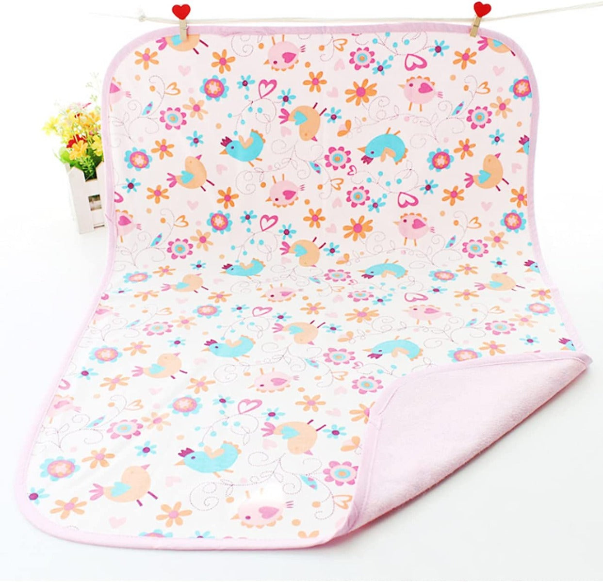 Star Babies Reusable Chanigng Mat Pink Star Babies Yallatoys