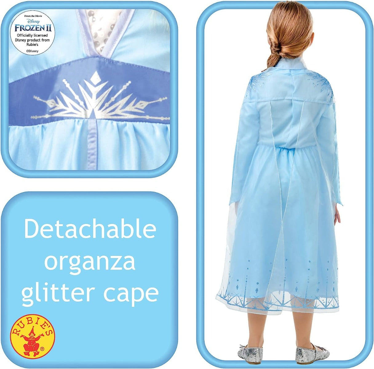 Buy Rubies Costumes Disney Frozen 2 Elsa Classic Travel Dress | Yallatoys.com