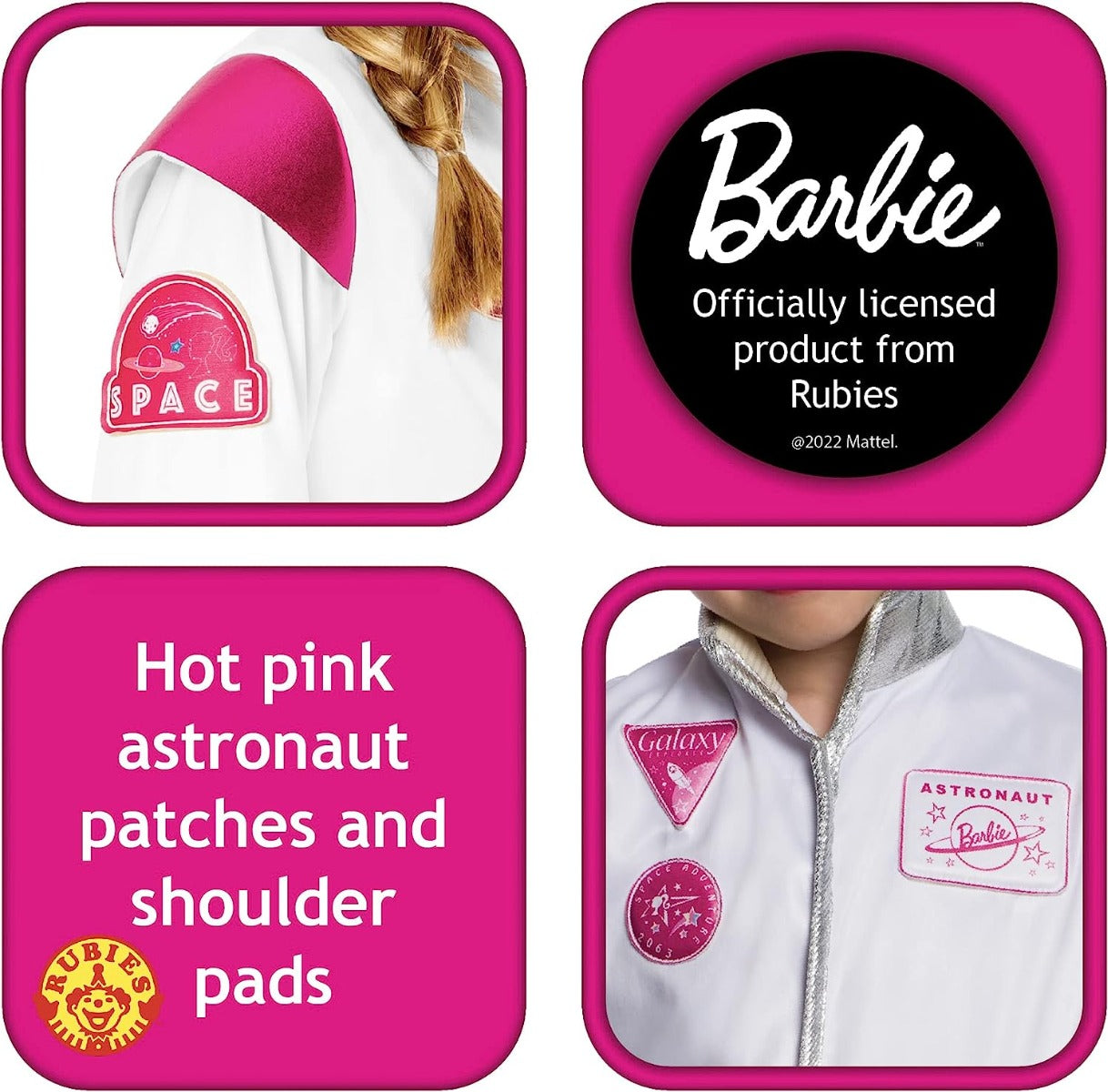 Buy Rubies Costumes Mattel Barbie Astronaut Child Costume | Yallatoys.com