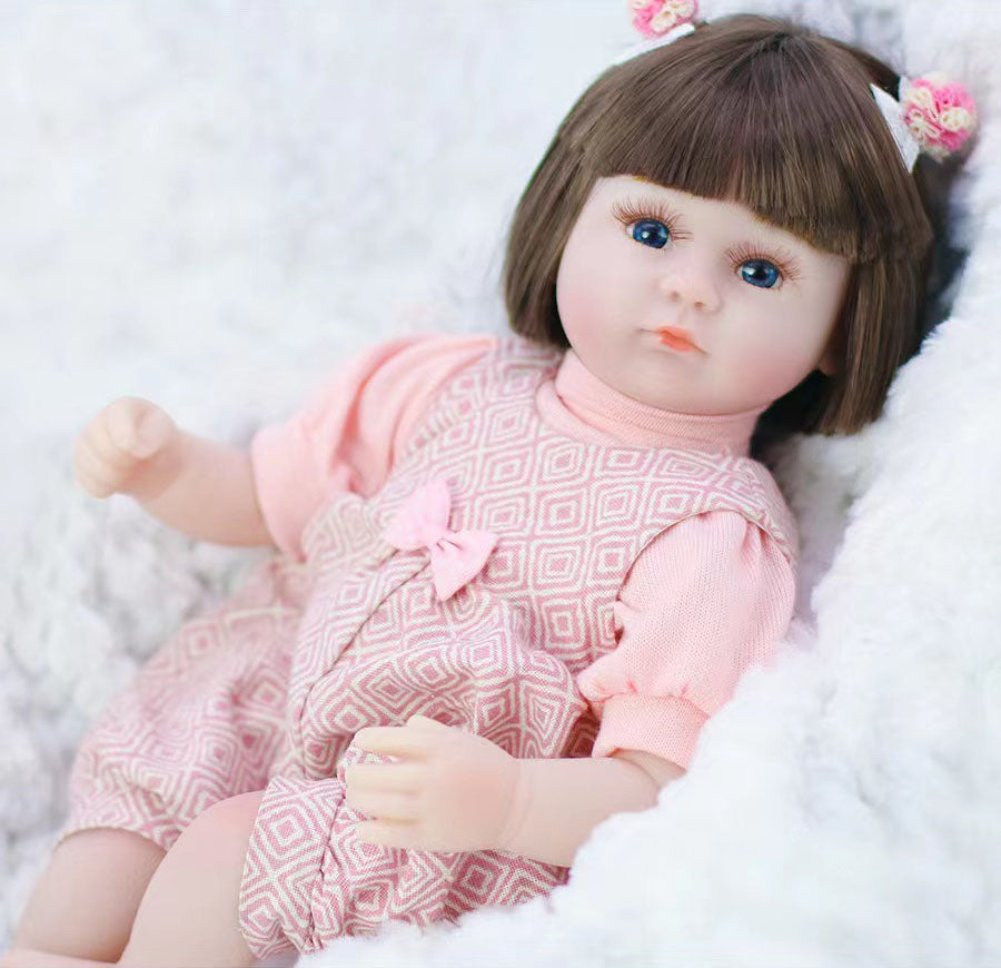 Buy Reborn Doll Life Like 16.5inch Baby Doll in Pink Dress | Yallatoys.com
