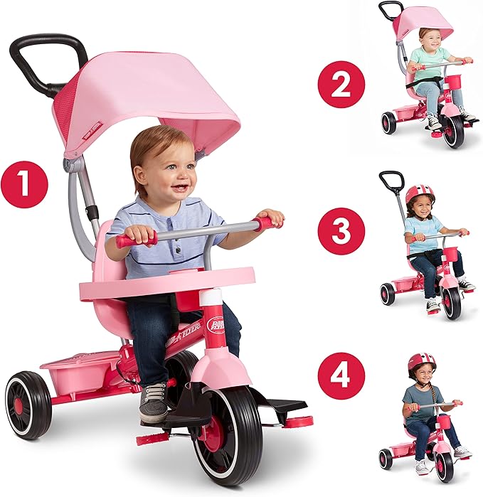 Buy Radio Flyer 3 in 1 Stroll N Trike Pink | Yallatoys.com