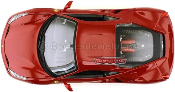 red Ferrari diecast model