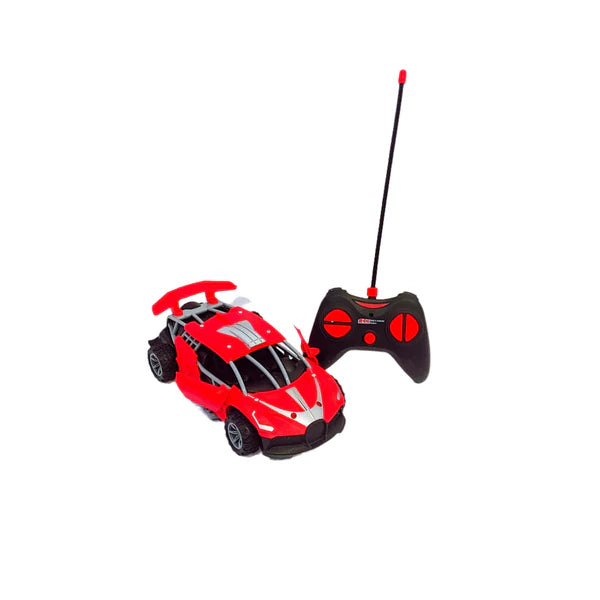 red spray RC car