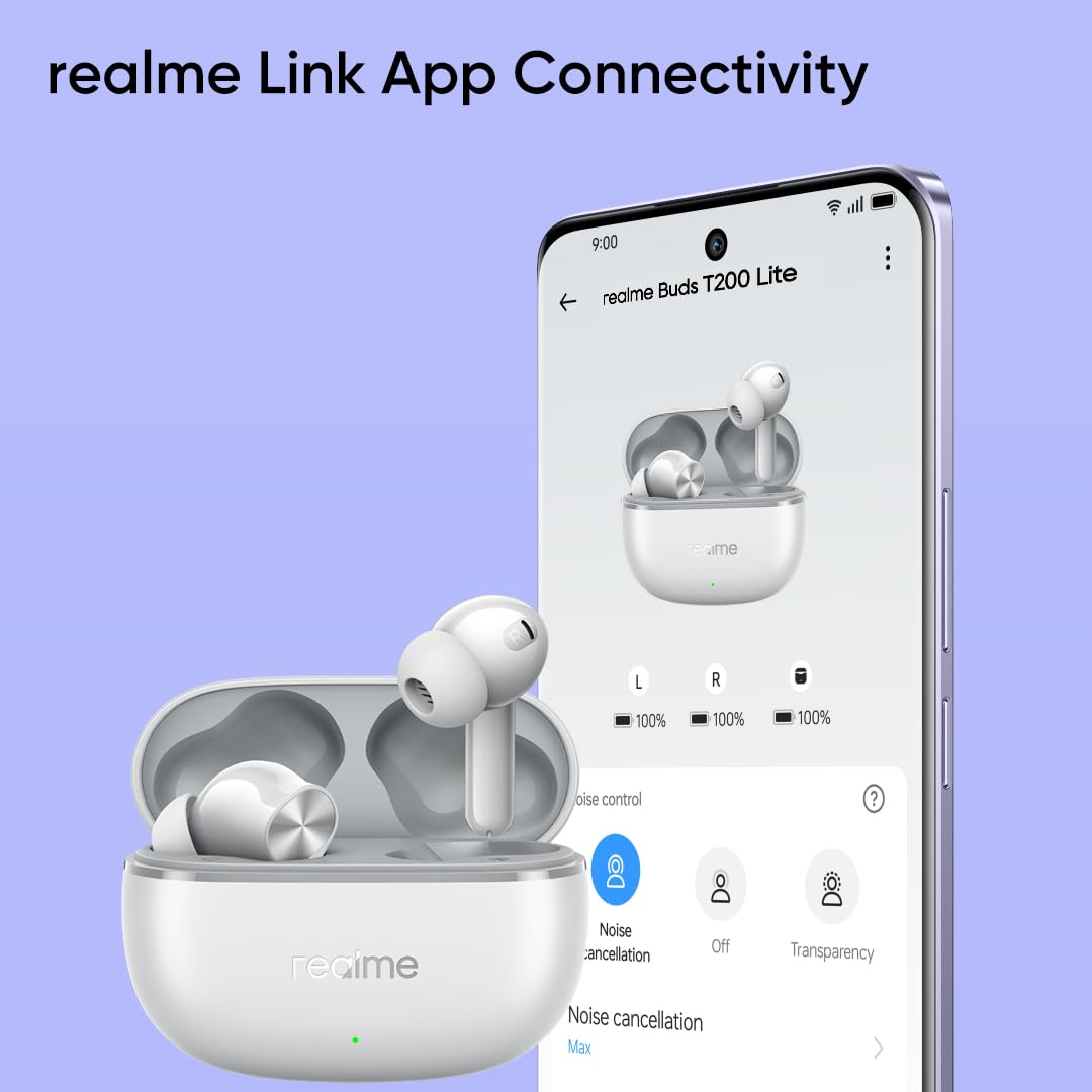 Buy Realme Buds T200 Lite Storm Grey | Yallatoys.com
