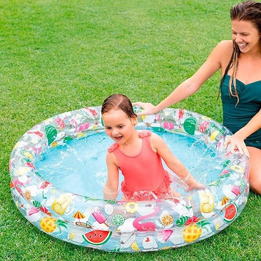 round kids splash pool