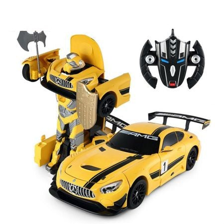 Buy Rastar Mercedes Benz GT3 Transformable Remote Control Car Yellow | Yallatoys.com
