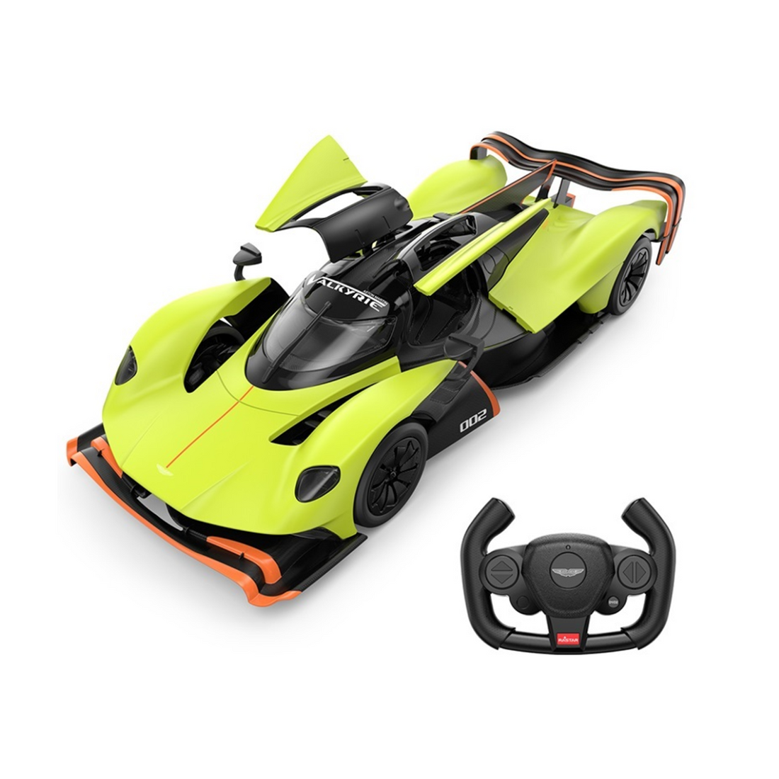 Buy Rastar Remote Control Aston Martin Valkyrie AMR Pro Green | Yallatoys.com