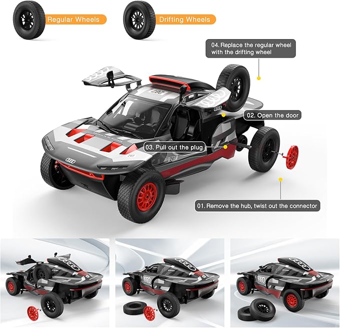 Buy Rastar Remote Control Audi Rs Q Etron E2 Rally Car | Yallatoys.com