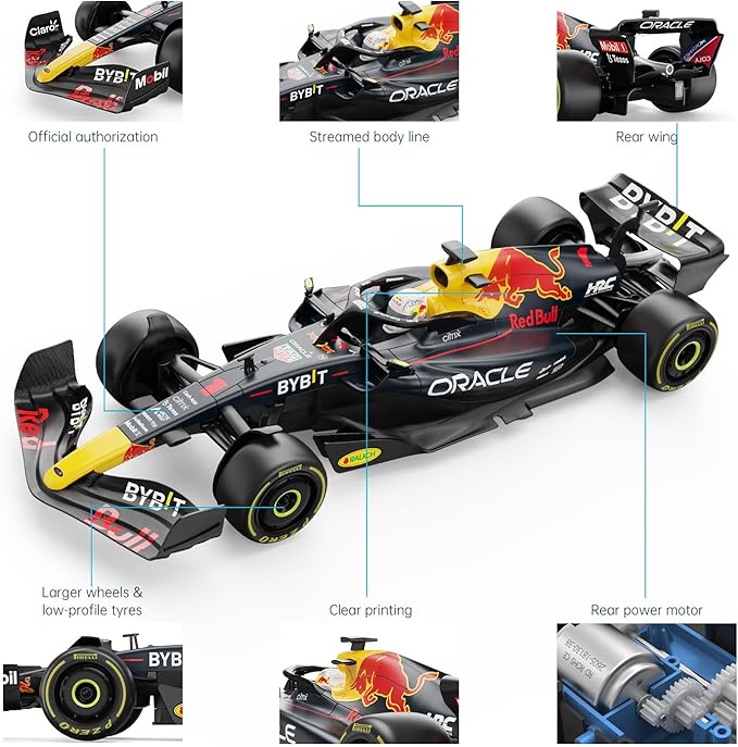 Buy Rastar Remote Control Oracle Red Bull Racing F1 RB18 Car | Yallatoys.com
