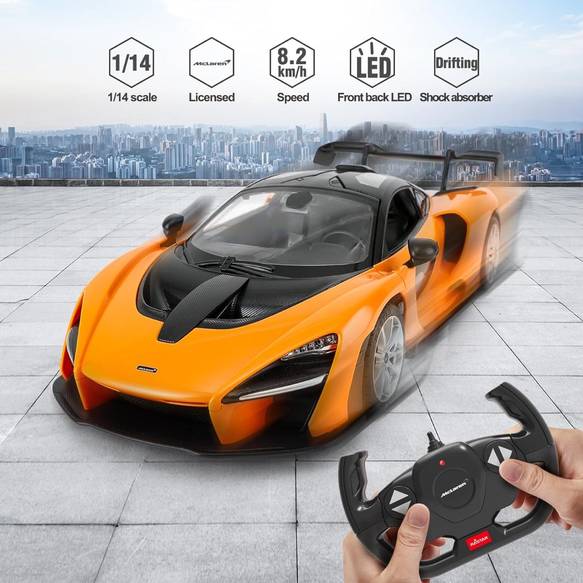 Buy Rastar Remote Control McLaren Senna Car (Sold Separately Subject to Availability) | Yallatoys.com