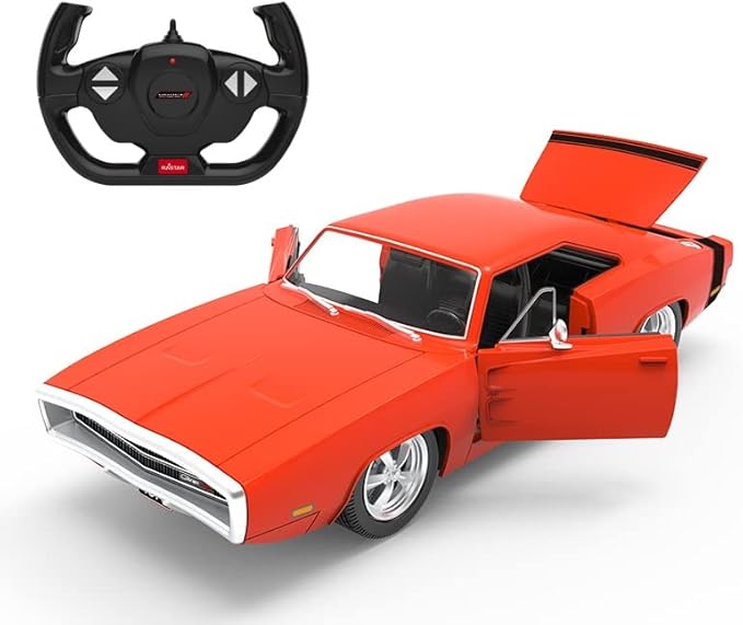 Buy Rastar Remote Control Dodge Charger RT with engine Version | Yallatoys.com