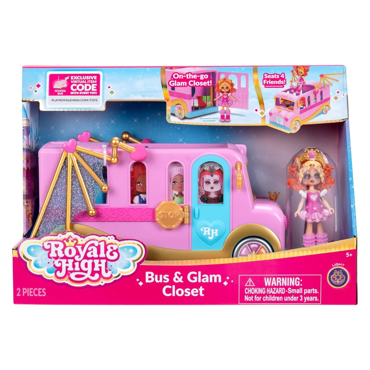 Buy Royale High Bus And Glam Closet | Yallatoys.com