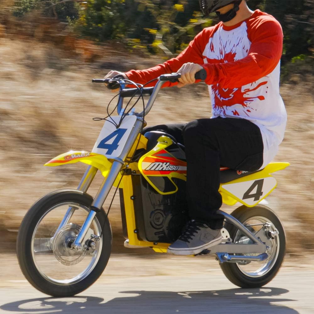 Buy Razor MX650 Dirt Rocket Off Road Motocross Bike 36V Electric Bike Upto 27kmph | Yallatoys.com