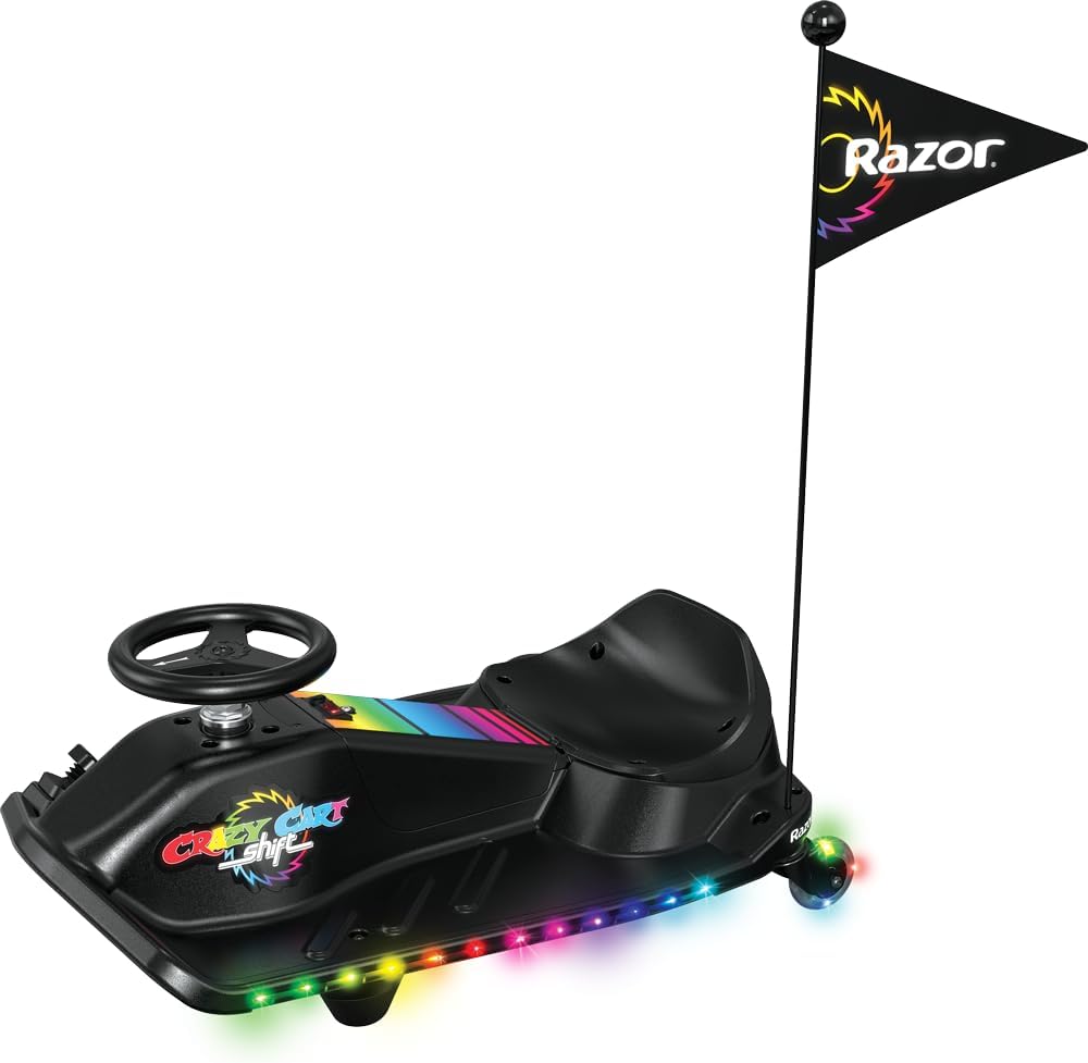 Buy Razor Crazy Cart Shift Lightshow Drifting Go Kart 13kmph | Yallatoys.com