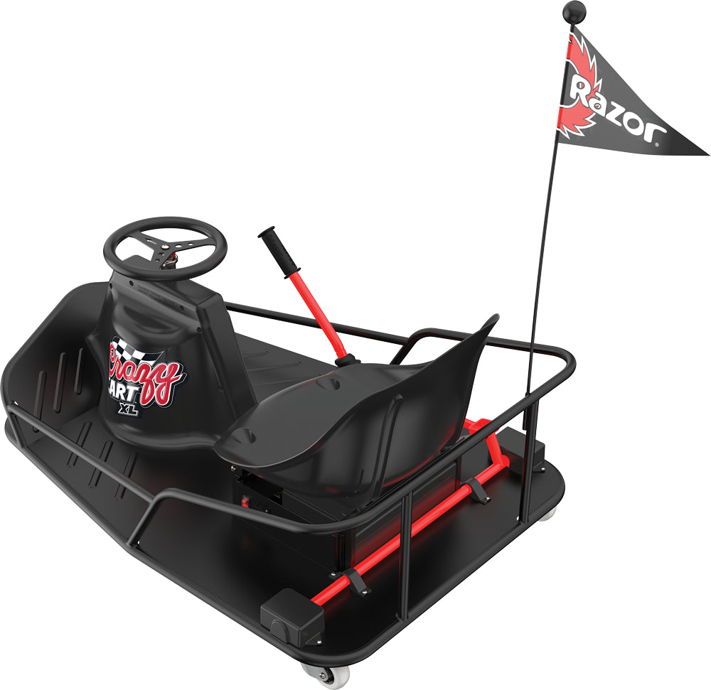 Buy Razor Crazy Cart XL 23 km/h Black | Yallatoys.com