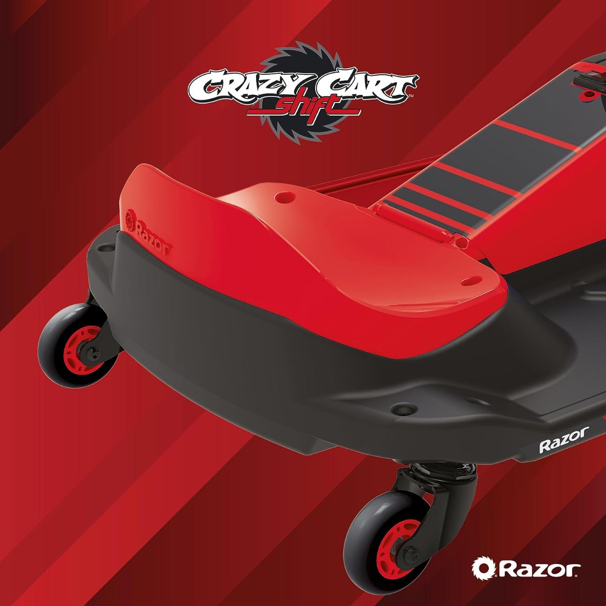 Buy Razor Crazy Cart Shift Drifting Red Black 13Kmh | Yallatoys.com