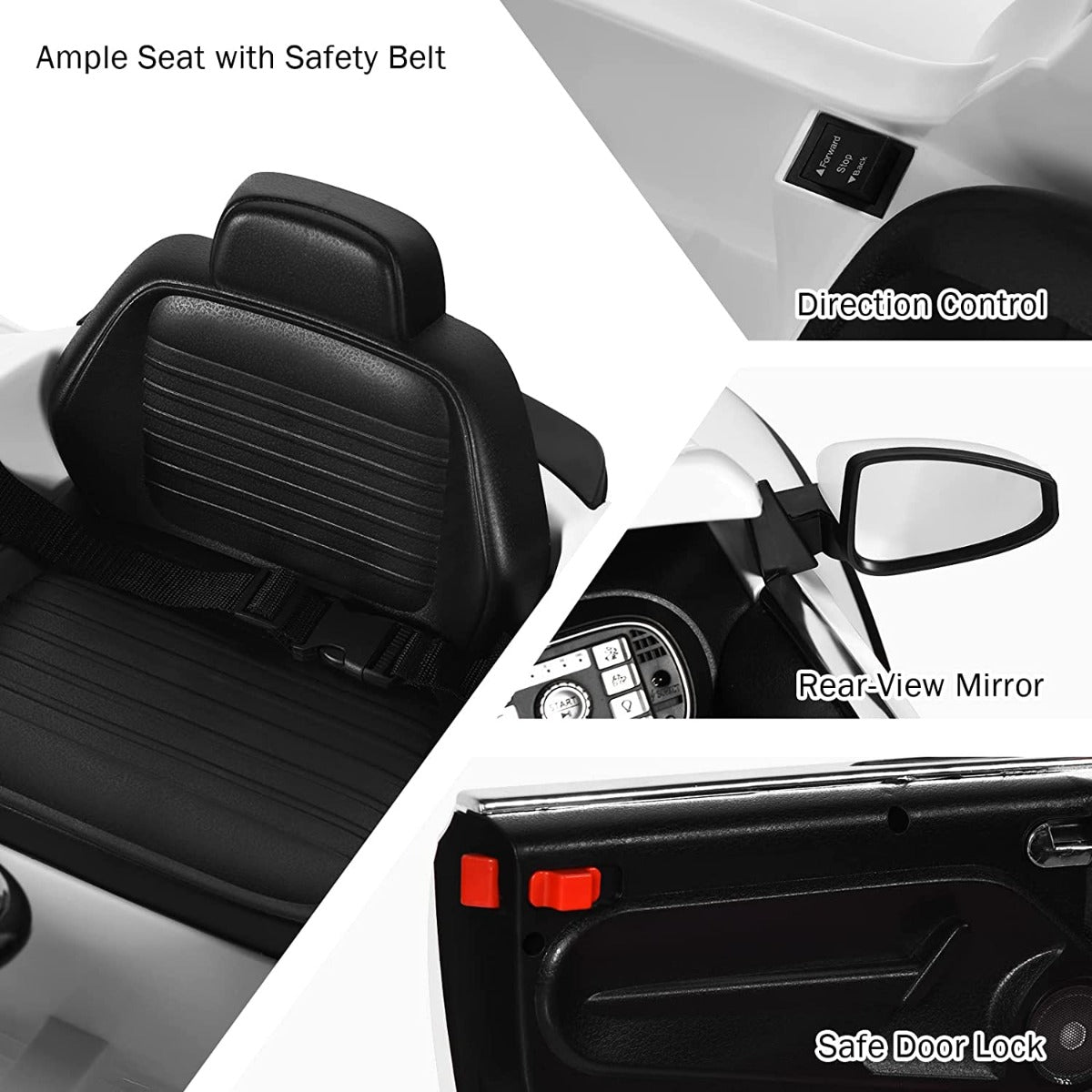 Buy Volkswagen Beetle 6V Kids Electric Ride on Car White | Yallatoys.com