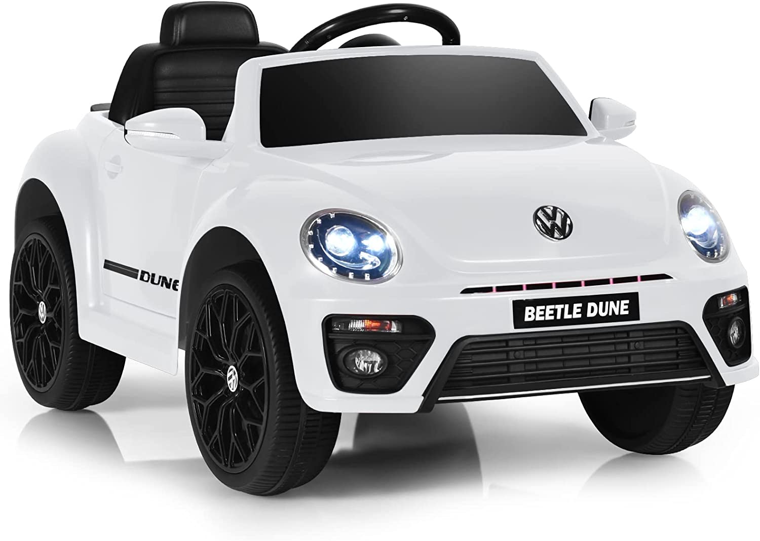 Buy Volkswagen Beetle 6V Kids Electric Ride on Car White | Yallatoys.com