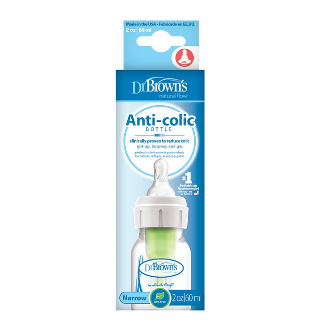 Buy Dr Brown 60ml Pp Narrow Options+ Bottle, 1-Pack | Yallatoys.com