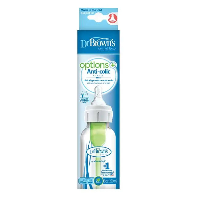 Dr.Browns 8 Oz/250 Ml Pp Narrow Options+ Bottle  1 Pack Dr Browns Yallatoys