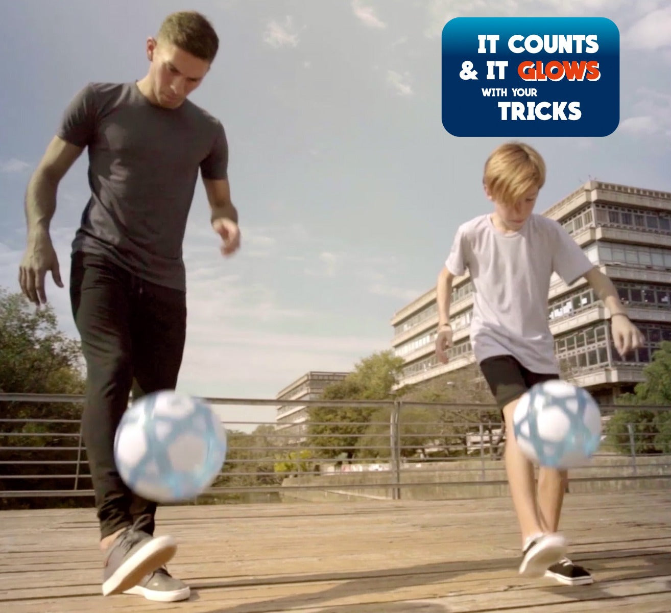 Buy Smart Football Old Kick Up Counting Power Ball with Bright Lights Sounds Training for Children | Yallatoys.com