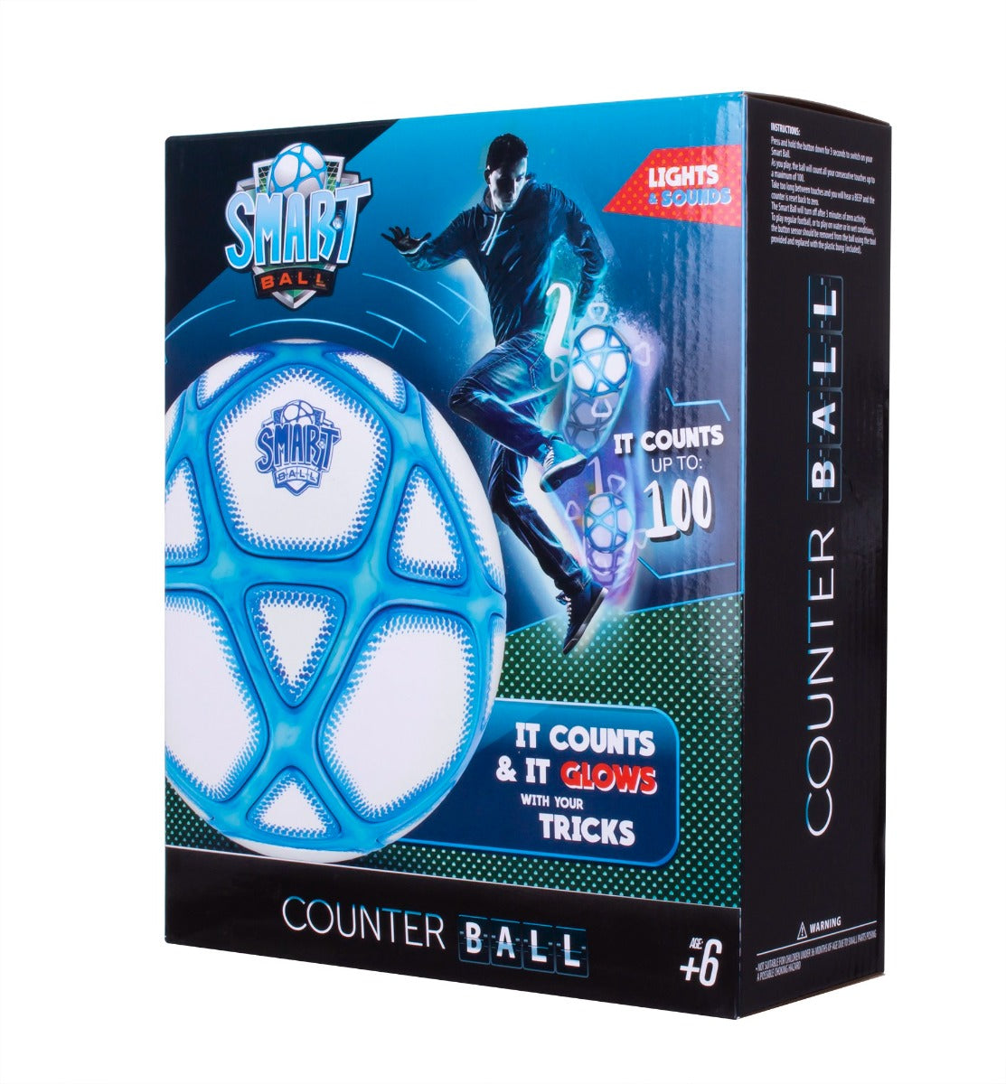 Buy Smart Football Old Kick Up Counting Power Ball with Bright Lights Sounds Training for Children | Yallatoys.com