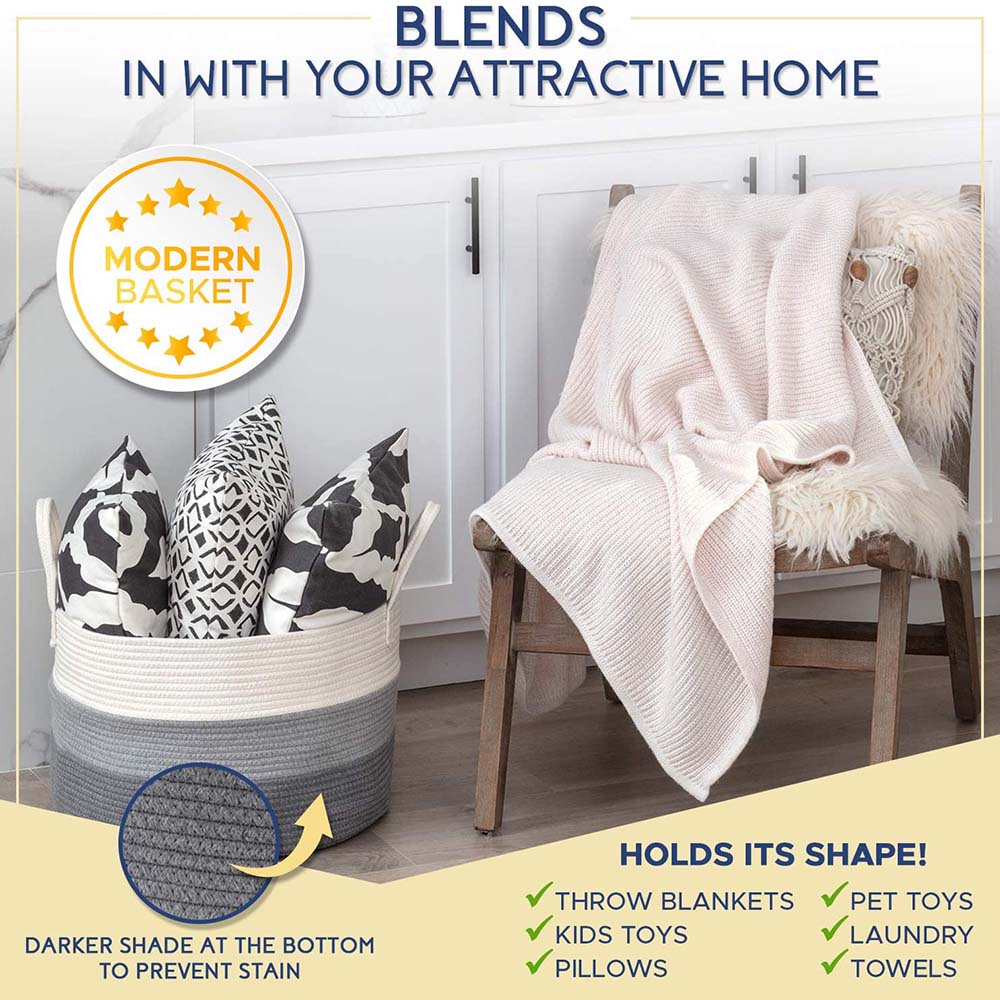 Little Story Multi-Purpose/Laundry Caddy Basket Xxl - Grey Little Story Yallatoys