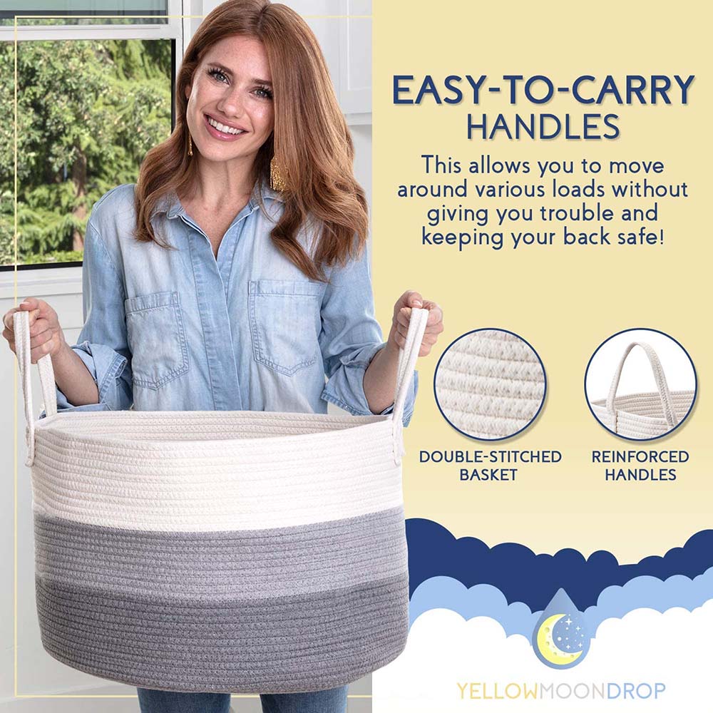 Little Story Multi-Purpose/Laundry Caddy Basket Xxl - Grey Little Story Yallatoys