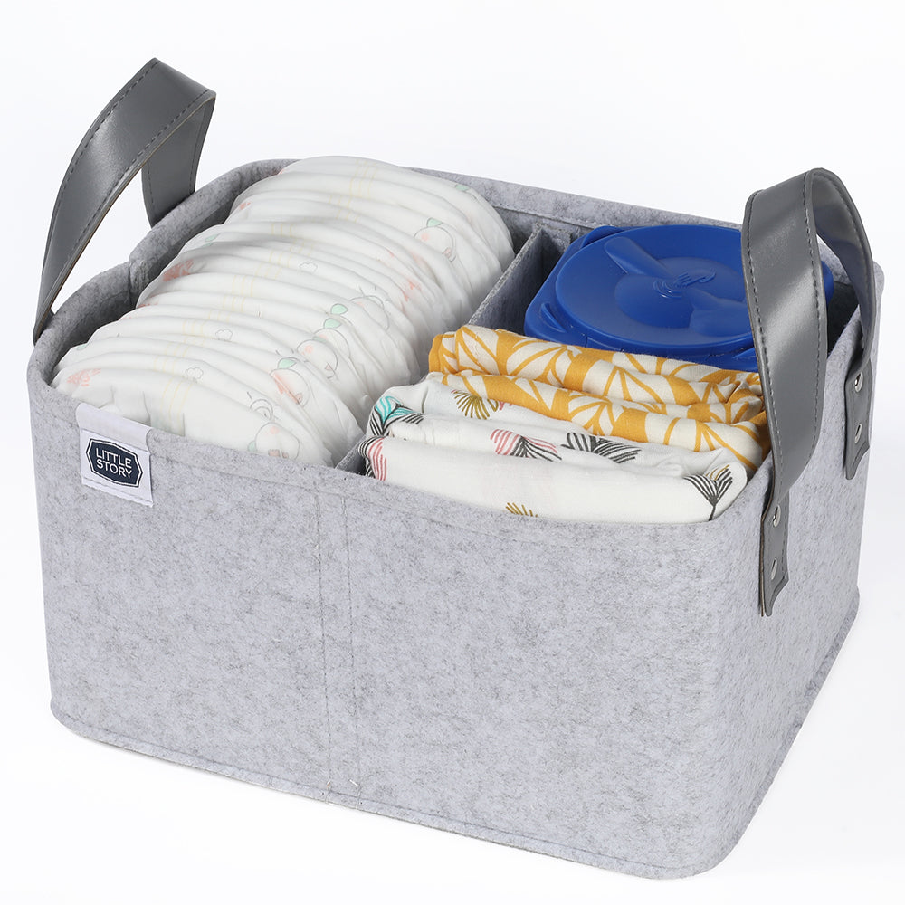 Little Story Diaper Caddy Simplex-Grey Little Story Yallatoys