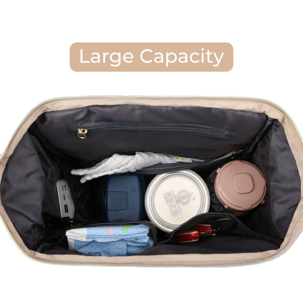 Little Story Diaper Bag W/T Pacifier Pouch - Grey Little Story Yallatoys