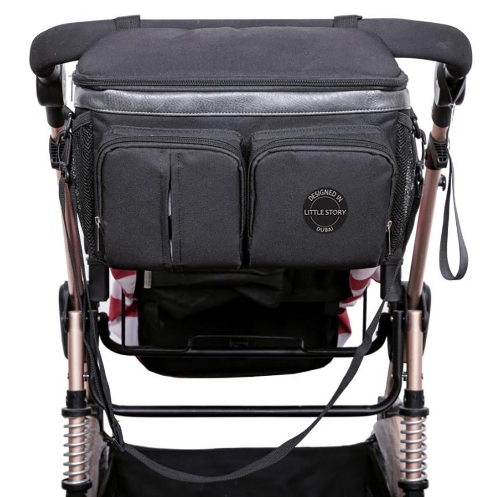 Little Story Stroller Organizer Travel Bag-Black Little Story Yallatoys