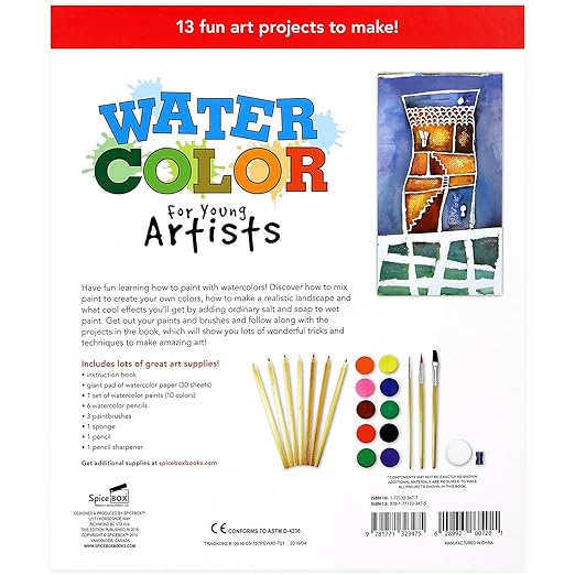 Buy Spice Box Petit Picasso Watercolor Art Kit | Yallatoys.com