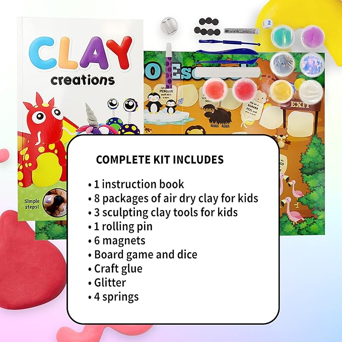 Buy Spice Box Polymer Modeling Air Dry Clay Kit | Yallatoys.com