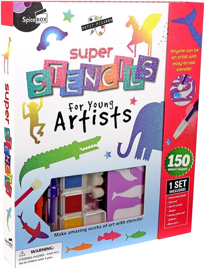 Buy Spice Box Drawing Stencils Art Kit | Yallatoys.com