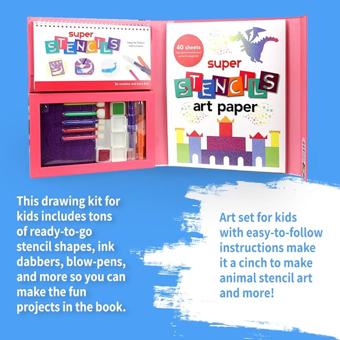 Buy Spice Box Drawing Stencils Art Kit | Yallatoys.com