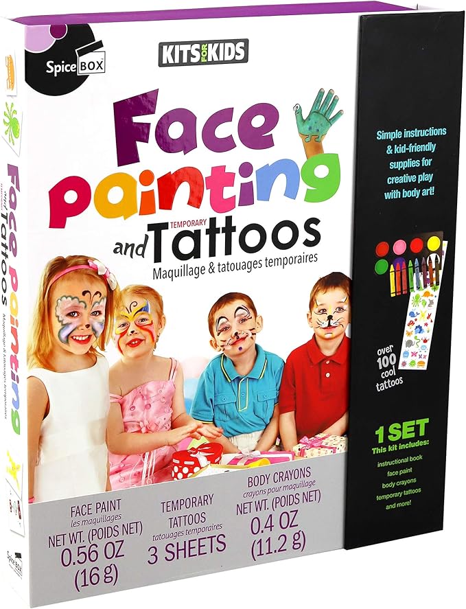 Buy Spice Box Face Painting & Tattoos Kit | Yallatoys.com