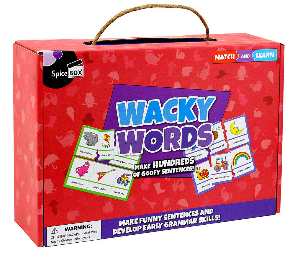 Buy Spice Box Match & Learn Wacky Words | Yallatoys.com