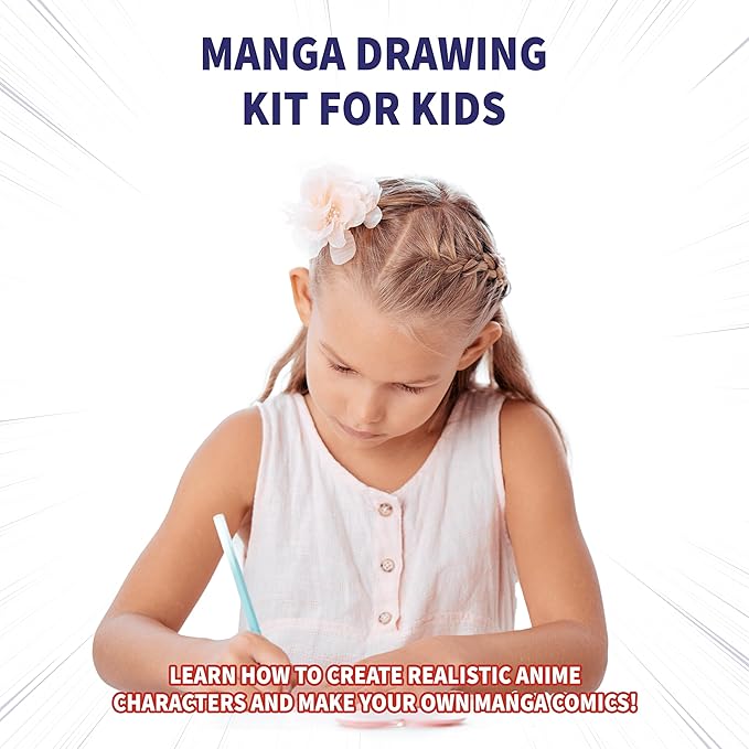 Buy Spice Box Learn to Draw Anime Manga Cartoon Kit | Yallatoys.com