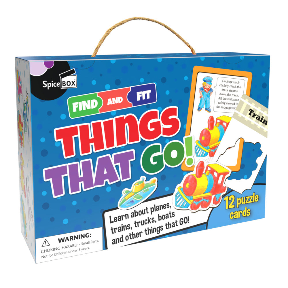 Buy Spice Box Find And Fit Puzzle Things That Go | Yallatoys.com