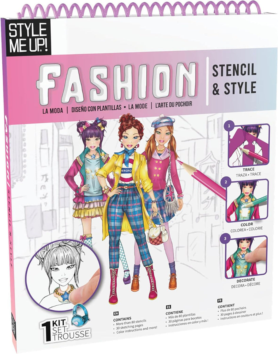 Buy Spice Box Style Me Up Fashion Stencil Kit | Yallatoys.com