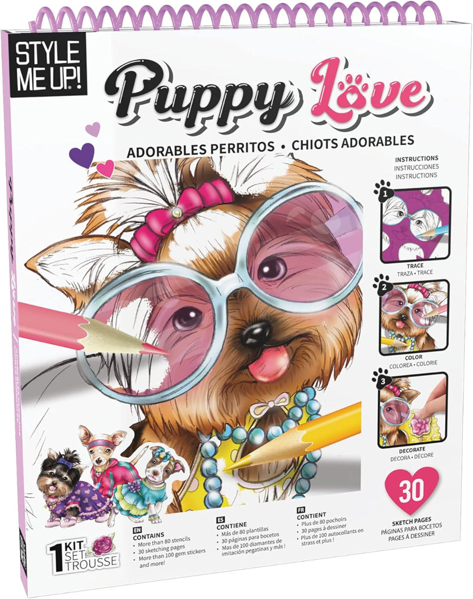 Buy Spice Box Style Me Up Puppy Love Art Kit | Yallatoys.com