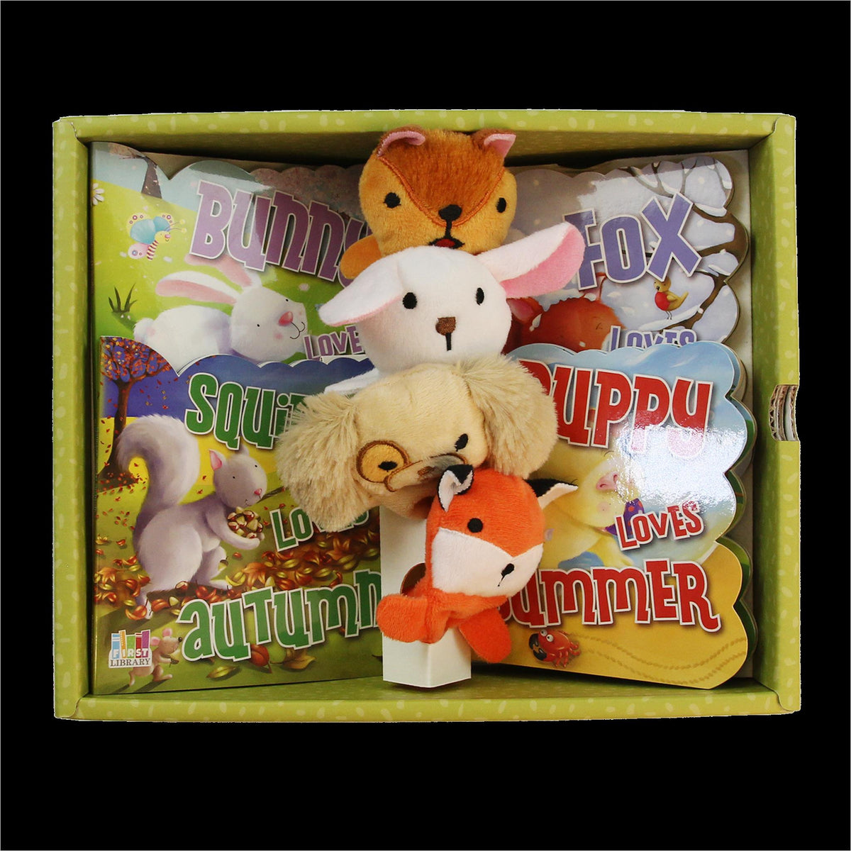 Buy Spice Box Read & Learn About Seasons Book and Finger Puppet Playset | Yallatoys.com