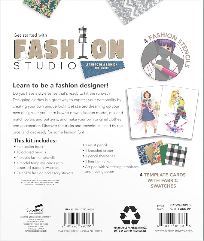 Buy Spice Box Picasso Fashion Studio Kit | Yallatoys.com